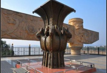 古文四羊方尊雕塑制作