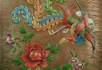鳳凰浮雕觀賞型，街景小品，動物浮雕主題常用