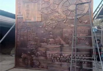 金屬浮雕批發廠家，街頭藝術，公園浮雕廠家展品