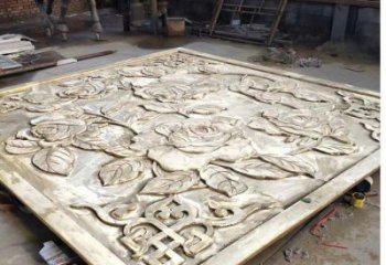 花卉浮雕工廠，街道標識，園林花卉浮雕批發