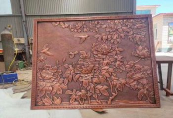 景區花卉浮雕廠家，景觀雕塑，鑄銅花卉浮雕制作