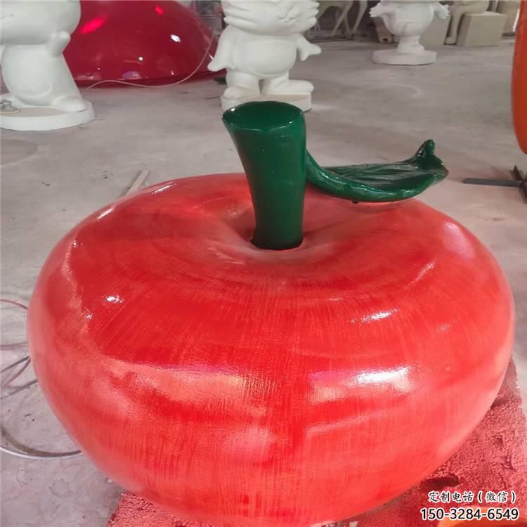 果籃雕塑通用，街道標識，仿真番茄果籃雕塑承接