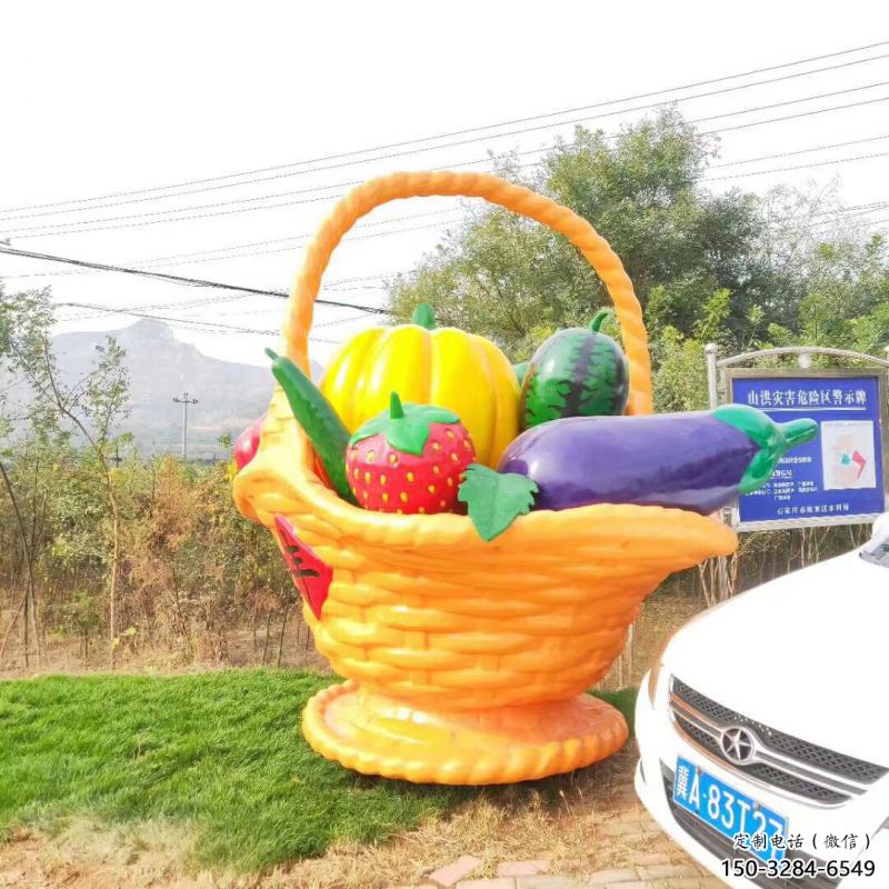 果籃雕塑制作，城市裝飾，仿真果籃雕塑標(biāo)準(zhǔn)