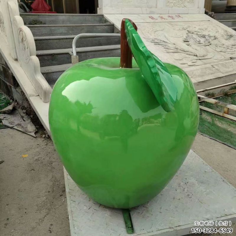 果籃雕塑精品，景觀雕塑，房地產蘋果果籃雕塑生產商