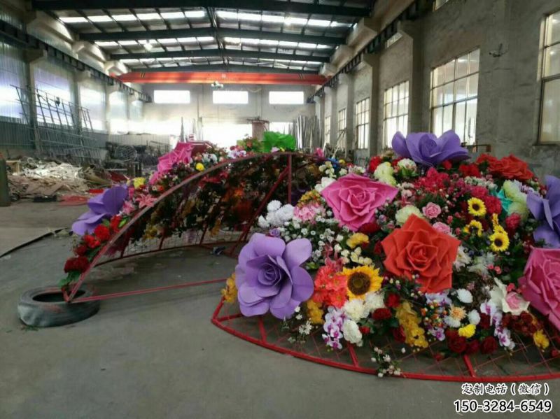 抽象花籃雕塑預(yù)定，校園雕塑，花園花卉花籃雕塑承接