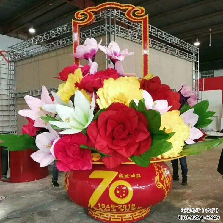 中式花籃雕塑指用，景觀概念，景區(qū)花籃雕塑專供
