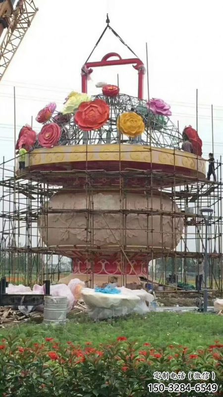 花籃雕塑供求，室外雕塑，景觀旅游區花籃雕塑選定