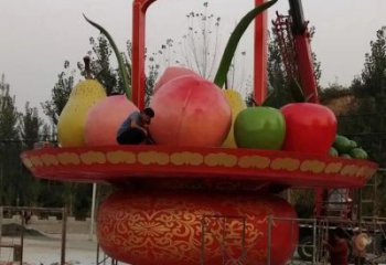 果籃雕塑公園服務(wù)商，景觀雕塑，玻璃鋼果籃雕塑選定