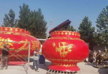 商業花籃雕塑標準，廣場雕塑，玻璃鋼花籃雕塑底座供給