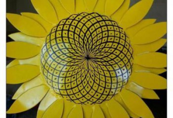 社區花籃雕塑常用，景觀概念，葵花花籃雕塑異型展品