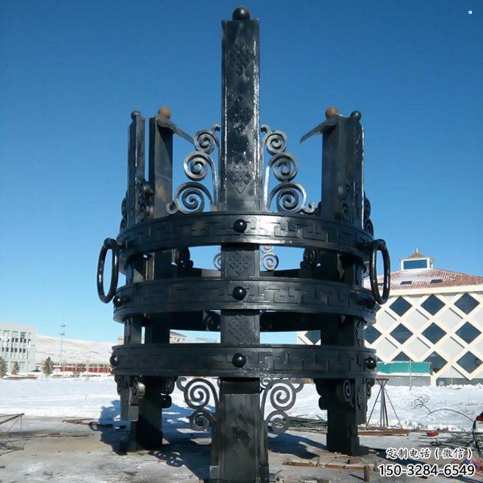 廣場抽象景觀地標(biāo)雕塑