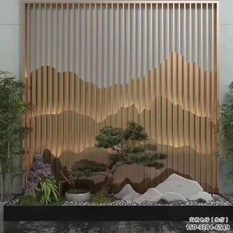 美陳裝飾景墻雕塑，背景墻美陳雕塑