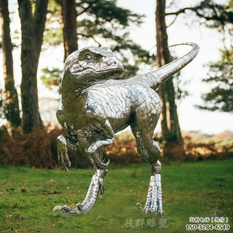 室外恐龍雕塑展品，公園小品，城市玻璃鋼恐龍雕塑供需