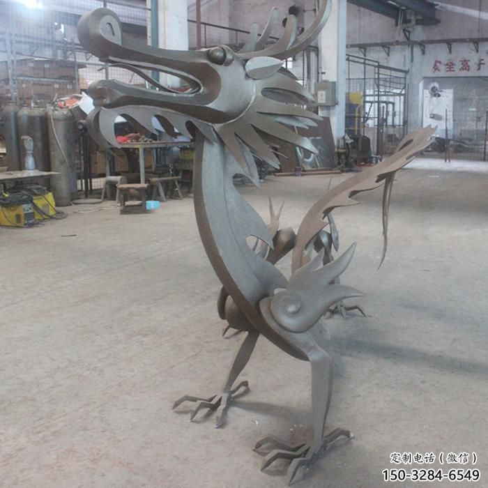 制造恐龍雕塑專供，地標擺件，鐵藝恐龍雕塑訂做