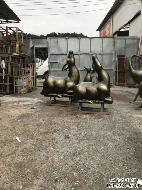 小鹿雕塑選用，鍛造工藝，藝術抽象銅鹿雕塑標準