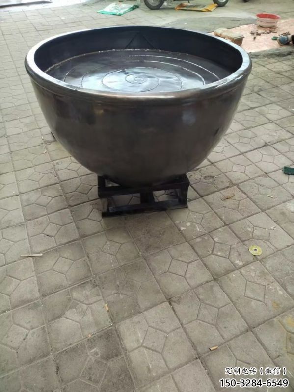 大型太平缸景觀銅雕塑