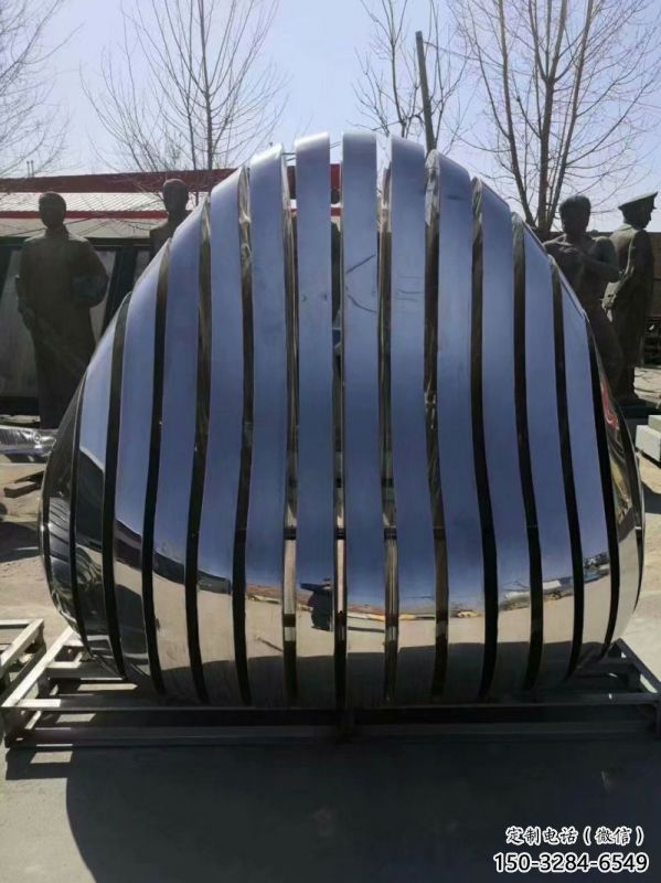 小區(qū)坐凳雕塑，拉絲景觀雕塑，抽象效果