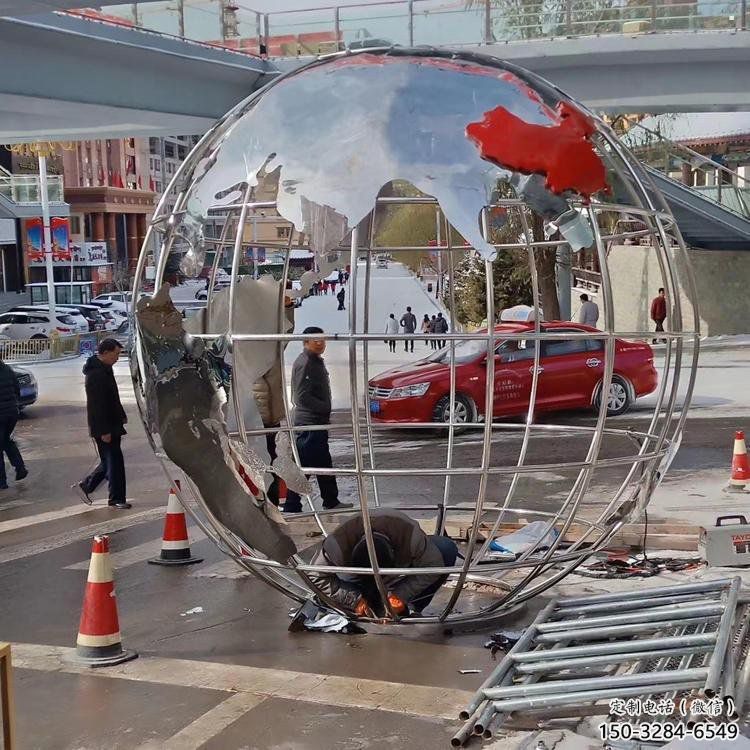 地球儀雕塑供需，標識雕塑，鏡面地球儀雕塑制造商