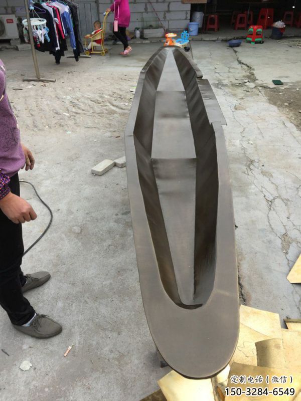 銅船雕塑提供，街頭雕塑，景觀小船銅雕塑優價