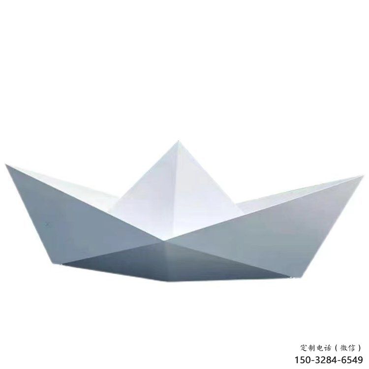紙船雕塑優(yōu)選，街頭藝術(shù)，公園景觀折紙船雕塑精選