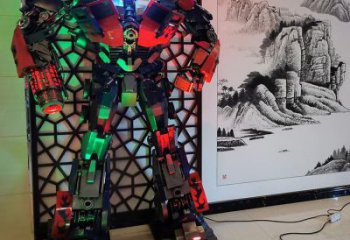 彩繪機器人雕塑