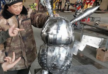 公園機(jī)器人雕塑