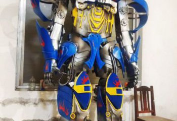 可穿戴機(jī)甲擎天柱雕塑