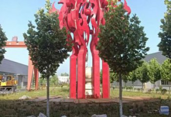 火球雕塑，精神堡壘火球雕塑落地展示