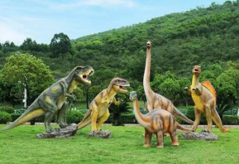 恐龍雕塑優(yōu)選，城市裝飾，展示玻璃鋼恐龍雕塑定做