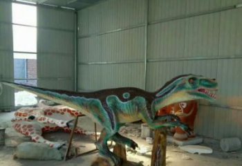 恐龍雕塑定做，小區(qū)擺件，軟體發(fā)聲恐龍雕塑制作