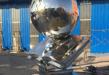 地球儀雕塑精選，露天雕塑，景觀書籍地球儀雕塑訂做