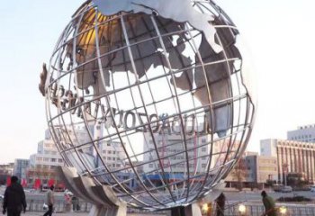 地球儀雕塑廠，校園雕塑，抽象現(xiàn)代地球儀雕塑定價(jià)