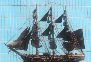 揚(yáng)帆遠(yuǎn)航雕塑承接，美陳雕塑，不銹鋼揚(yáng)帆遠(yuǎn)航雕塑廠家