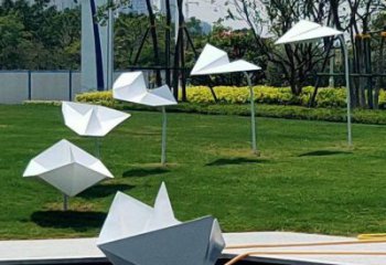 紙船雕塑標準，街頭藝術，廣場折紙船雕塑通用