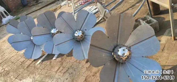 杏花雕塑供應(yīng)，鏡面雕塑，不銹鋼杏花雕塑制造廠家