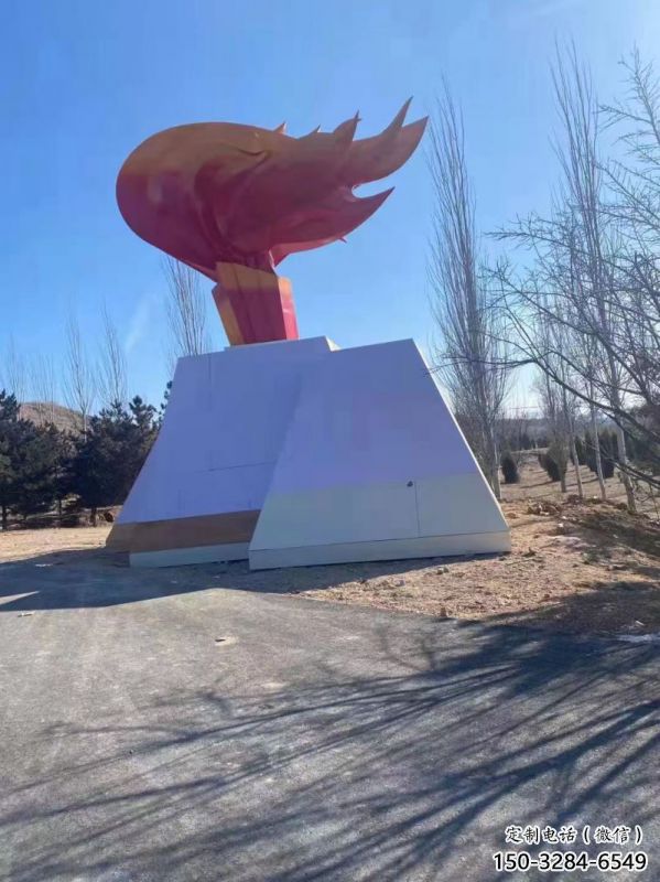 火炬雕塑服務商，景觀雕塑，不銹鋼火炬雕塑選定