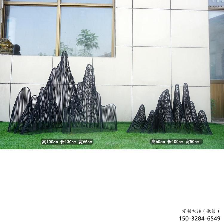 編織假山雕塑，中式工藝，社區假山雕塑制造商