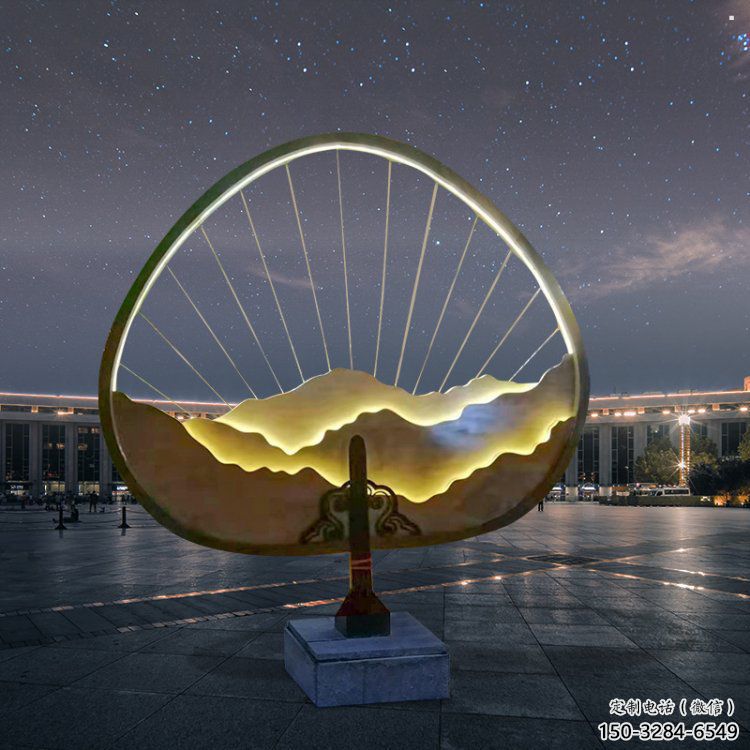 假山燈光雕塑，標識雕塑，假山雕塑生產廠家