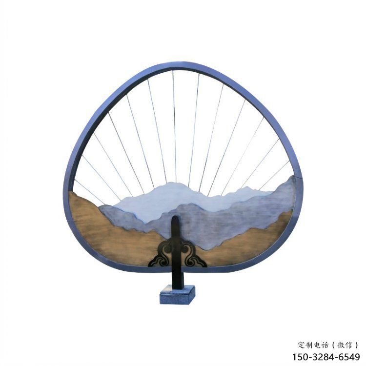 鐵藝假山雕塑，創(chuàng)意設(shè)計雕塑，抽象假山雕塑制作