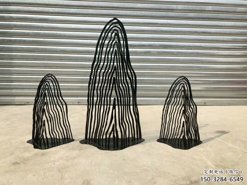 操場假山雕塑，鏤空景觀雕塑，噴砂制造