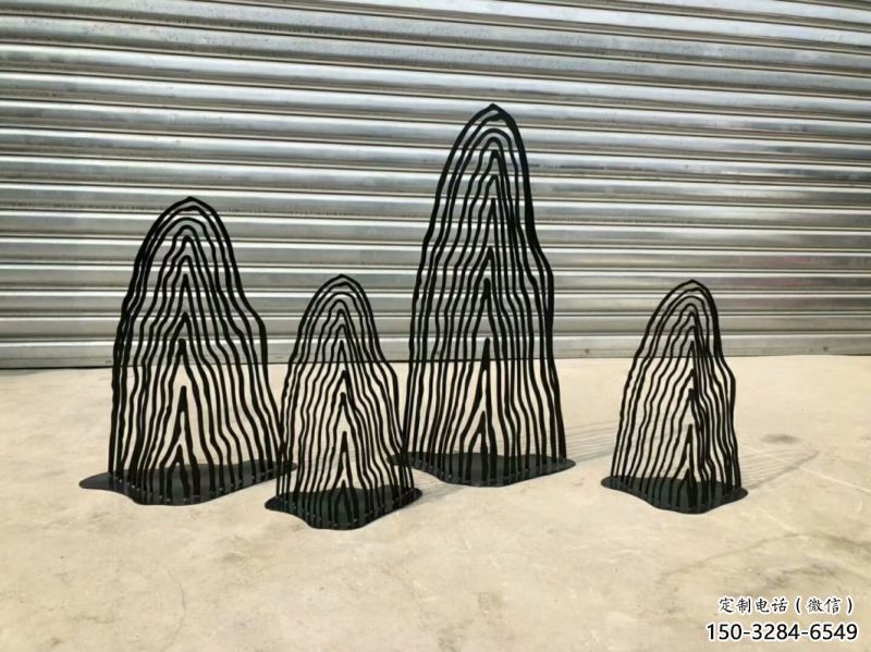 鏤空假山雕塑，仿古景觀雕塑，仿古擺件