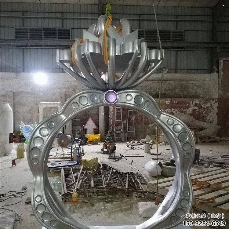 景區鉆戒雕塑優選，圓雕體系，城市鉆戒雕塑選定