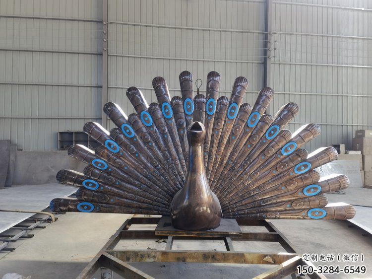 孔雀開屏雕塑供給，街道標識，孔雀開屏雕塑生產(chǎn)商