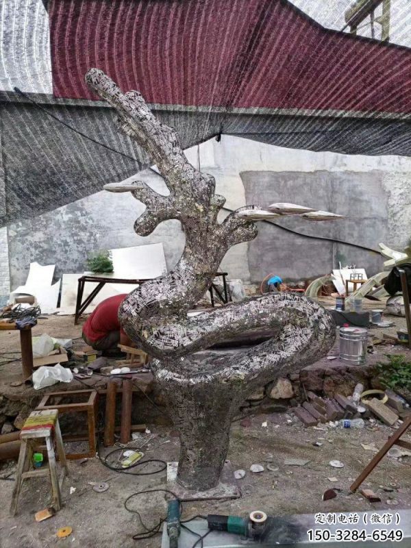 房地產(chǎn)浪花雕塑