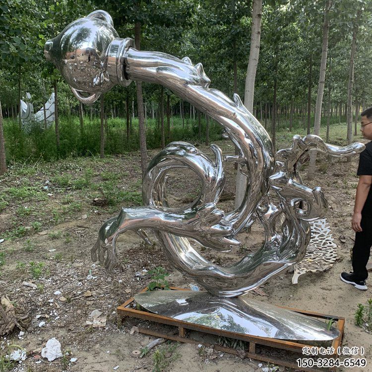 浪花雕塑工程選用，美陳雕塑，浪花天壺雕塑專供