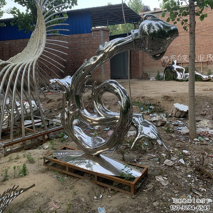 浪花雕塑批發，標識雕塑，展示浪花天壺雕塑優選