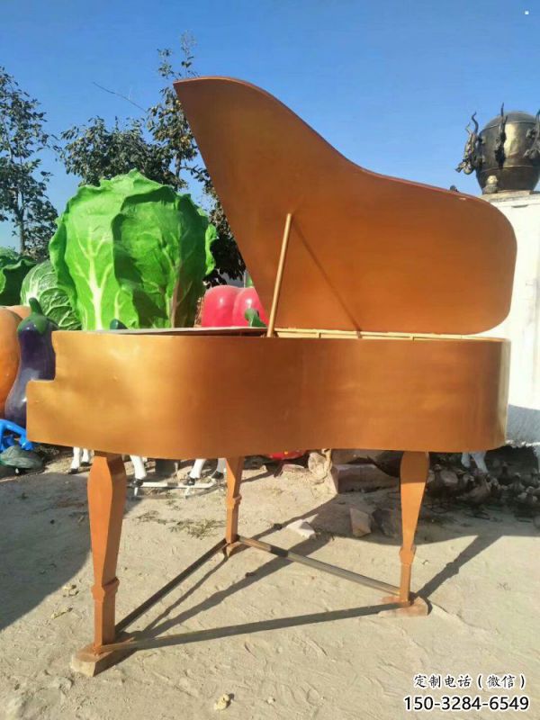 玄關鋼琴雕塑