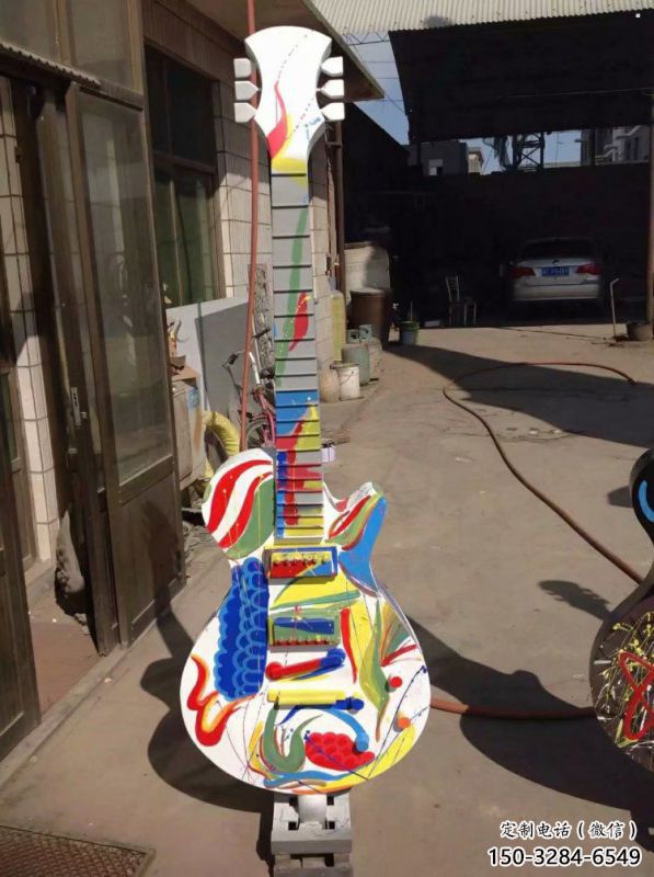吉他雕塑