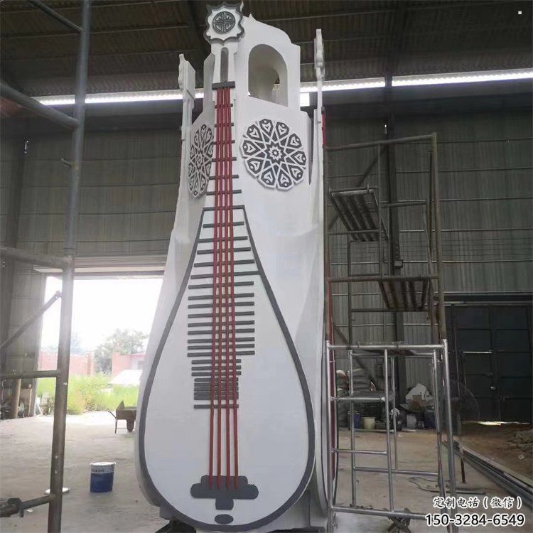 現代琵琶雕塑