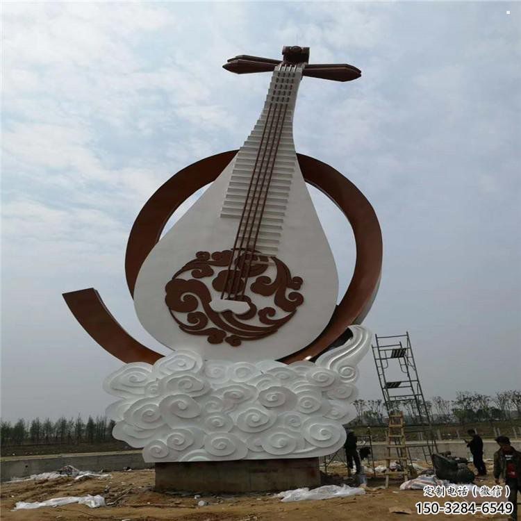 小提琴雕塑供求，中式工藝，不銹鋼小提琴雕塑廠